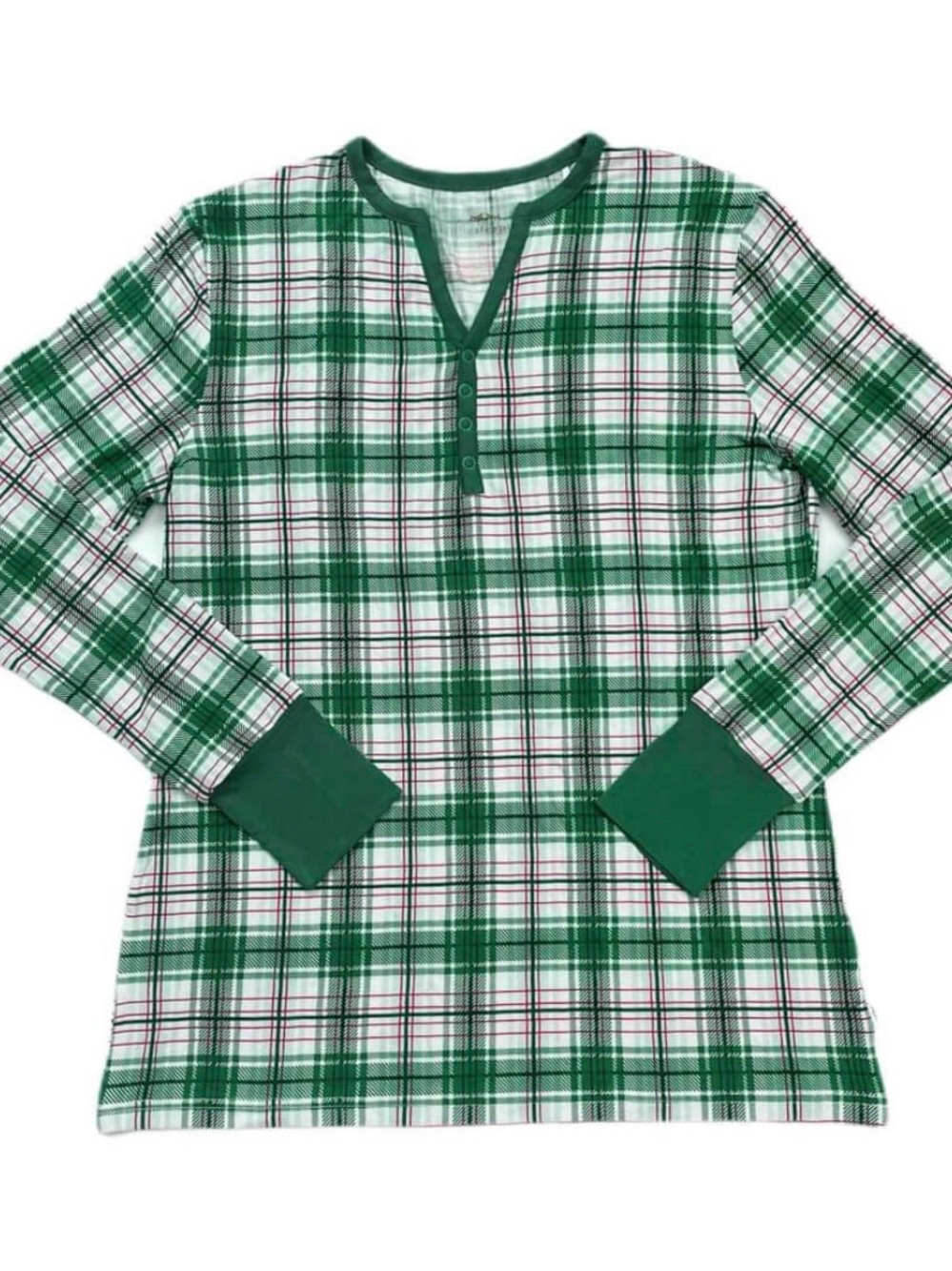 Little Sleepies Noel Plaid Pajama Top. Women’s Size Medium